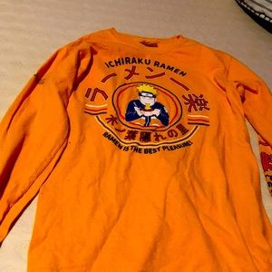 Naruto yellow long sleeves